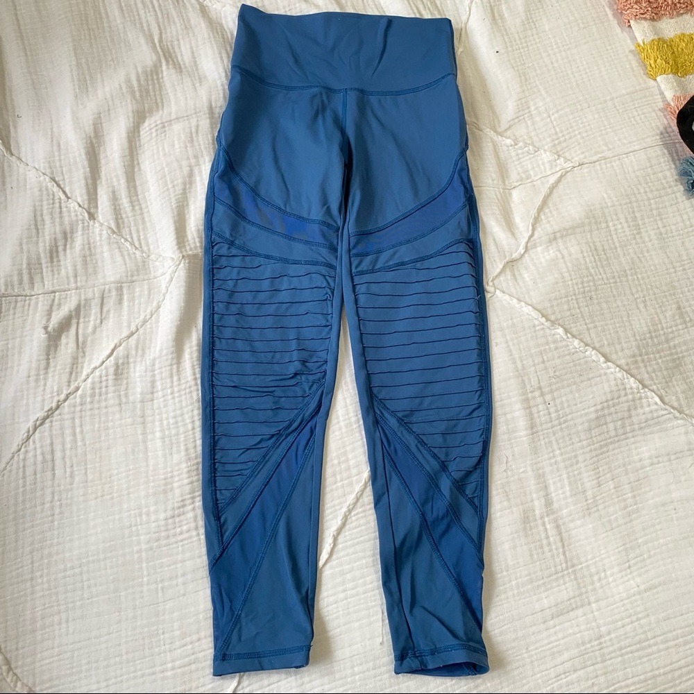 Aerie Chill Play Move Blue Leggings